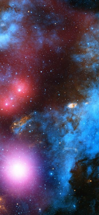 Обои маршал звезды космического пространства, НАСА Маршалл Центр космических полетов, звезда, Чандра рентгеновской обсерватории, Галактика в разрешении 1242x2688