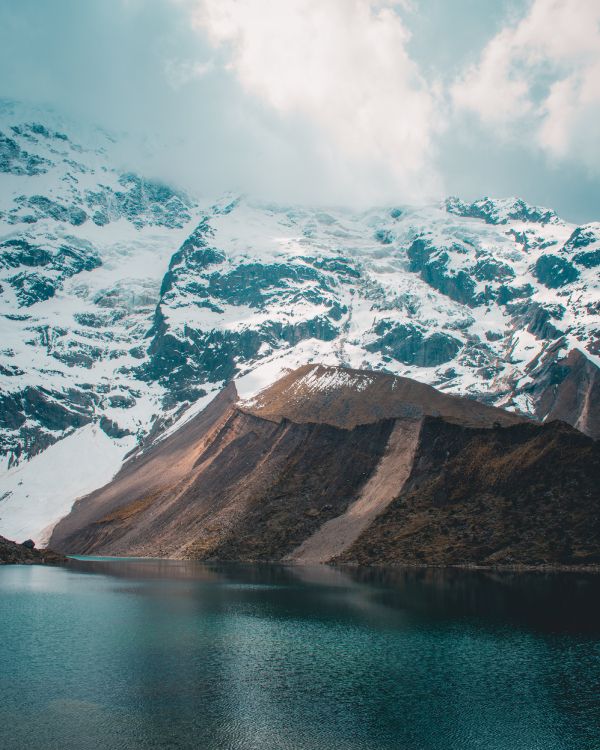 Обои гора, вода, горный хребет, геология, телевидение в разрешении 4000x5000