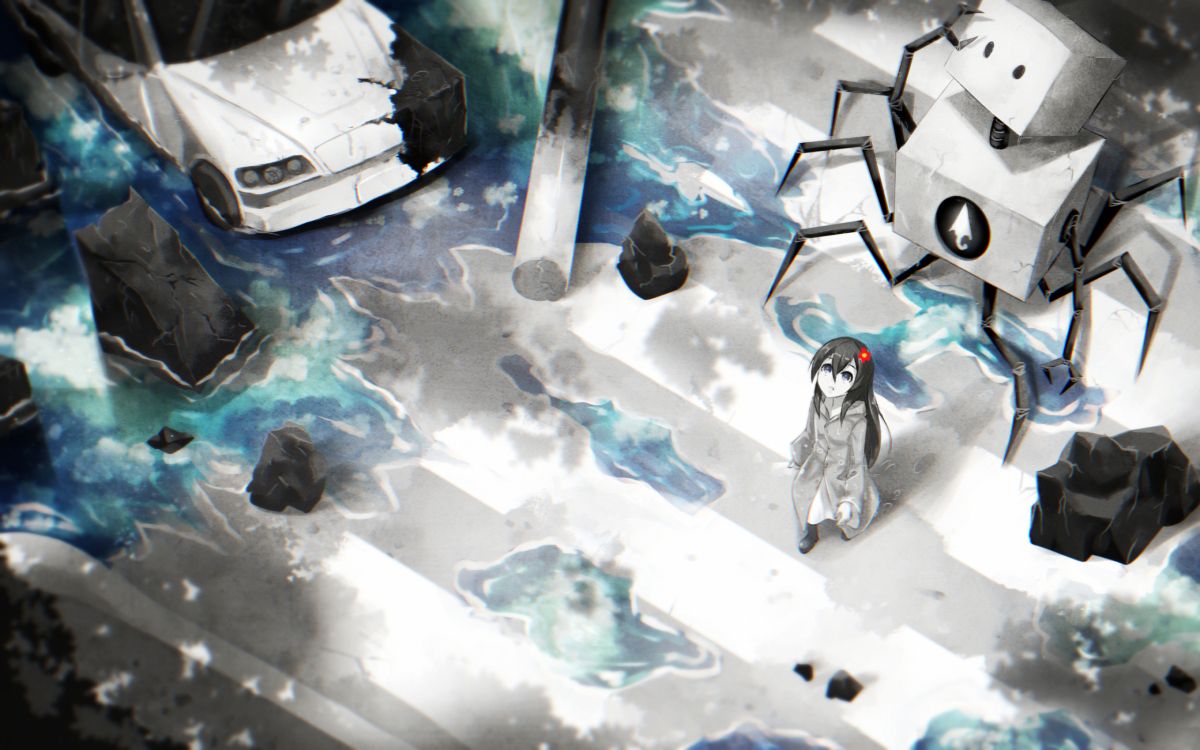 Обои космос, робот, лед, вода, автомобилестроение в разрешении 2560x1600