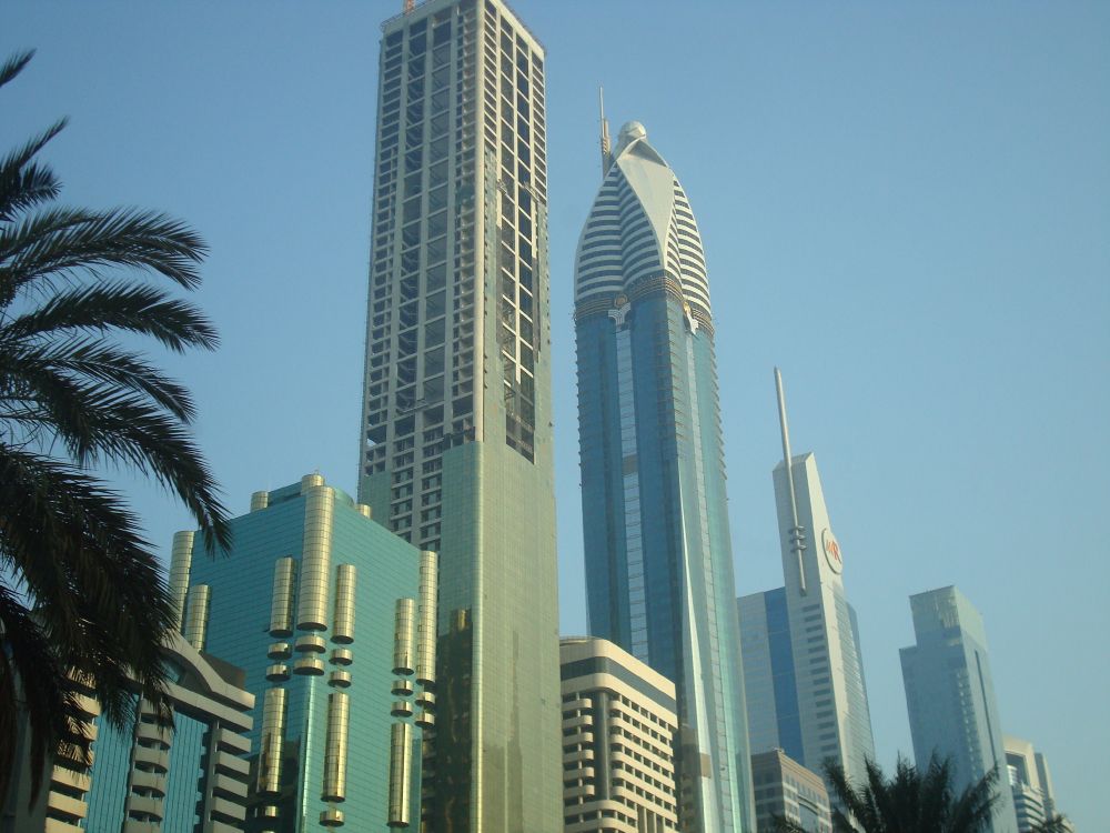 Обои Эмираты, небоскреб, башня, город, метрополия в разрешении 3072x2304