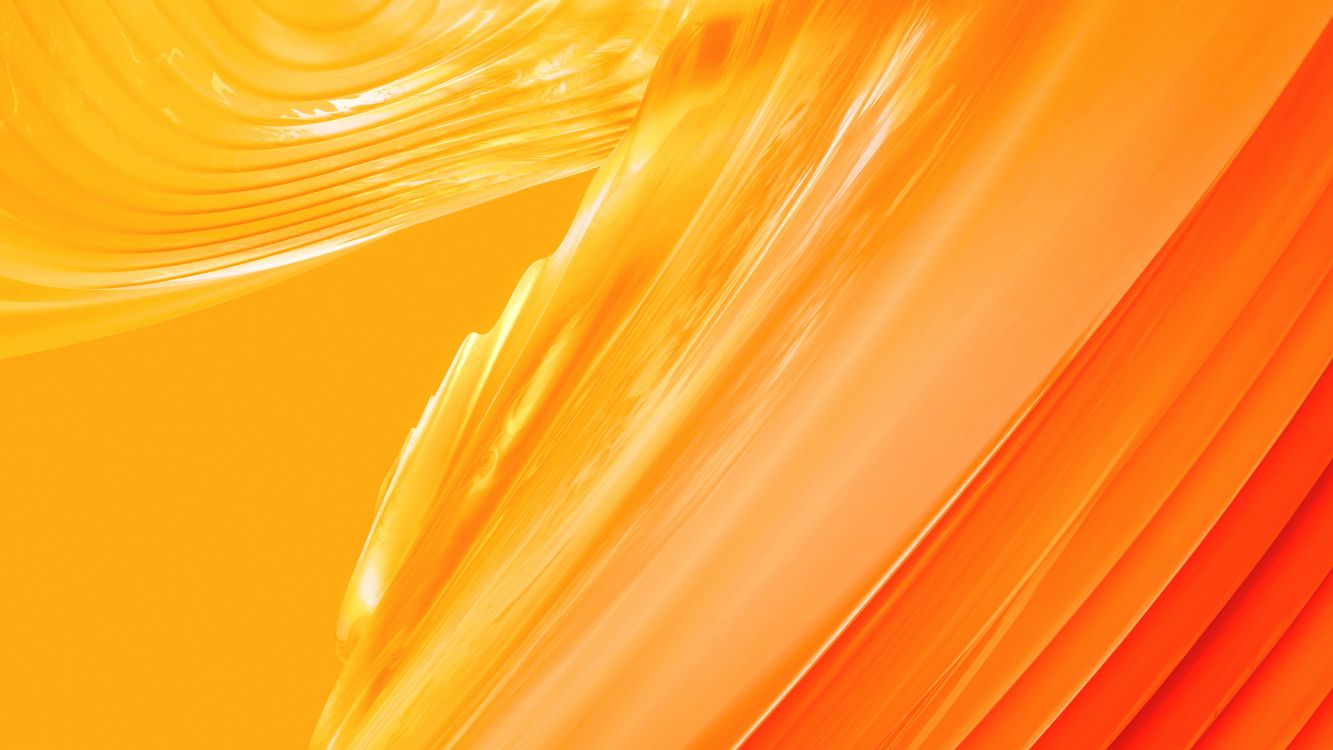 Обои андроид, Апельсин, желтый, свет, цветок в разрешении 3840x2160