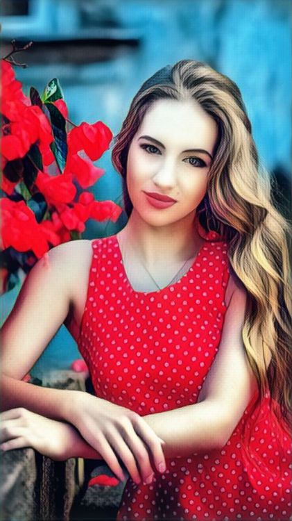 Обои красота, фэшн, лицо, губа, плечо в разрешении 1080x1920