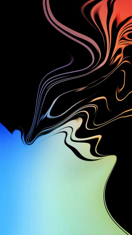 Обои графический дизайн, жидкий, арт, узор, электрик в разрешении 4320x7680