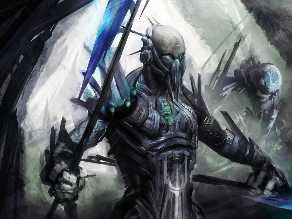 Обои киборг, робот, авантюрист, рыцарь, мифология в разрешении 2048x1536