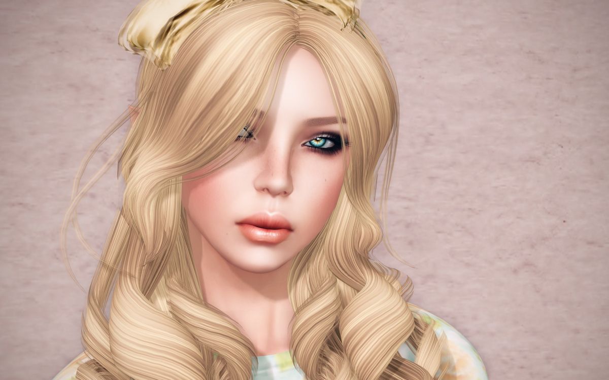 Обои блондин, графика, лицо, волосы на голове, щека в разрешении 2880x1800