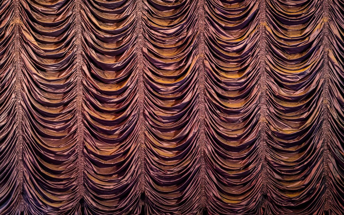 Обои занавес, ткань, текстура, узор, симметрия в разрешении 2560x1600