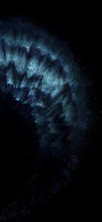 Обои яблоко, ios, атмосфера, облако, астрономический объект в разрешении 1242x2688