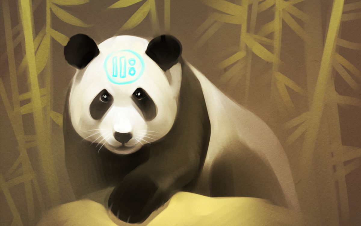 Обои гигантская панда, медведь, морда, привлекательность, Красная панда в разрешении 1920x1200