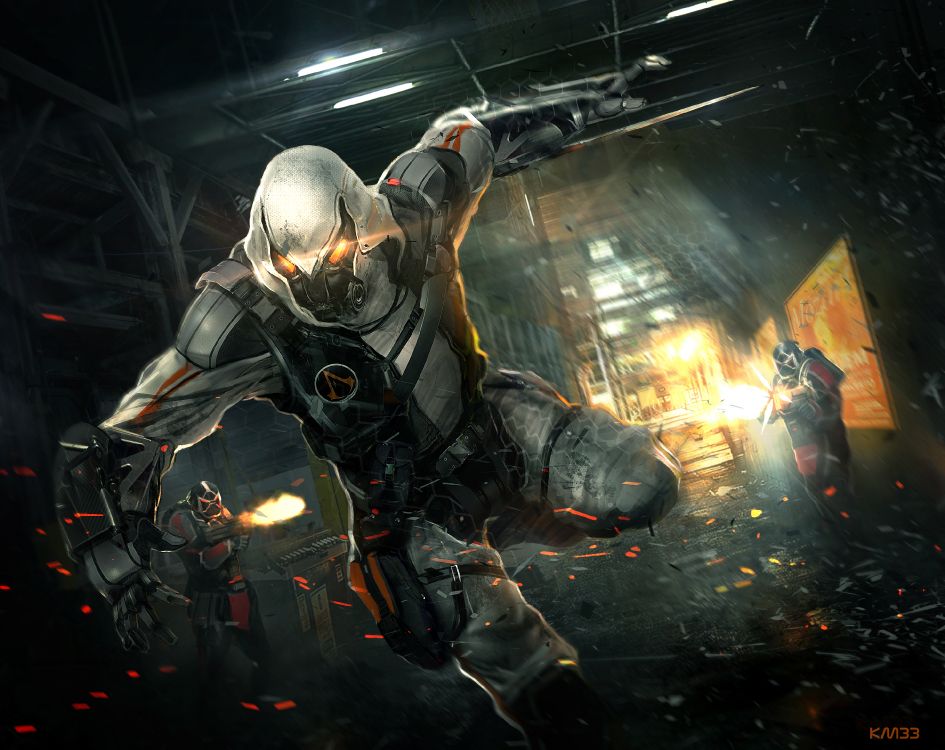 Обои киберпанк ассасин, assassins creed, Киберпанк 2077, Киберпанк, Научная фантастика в разрешении 2956x2344