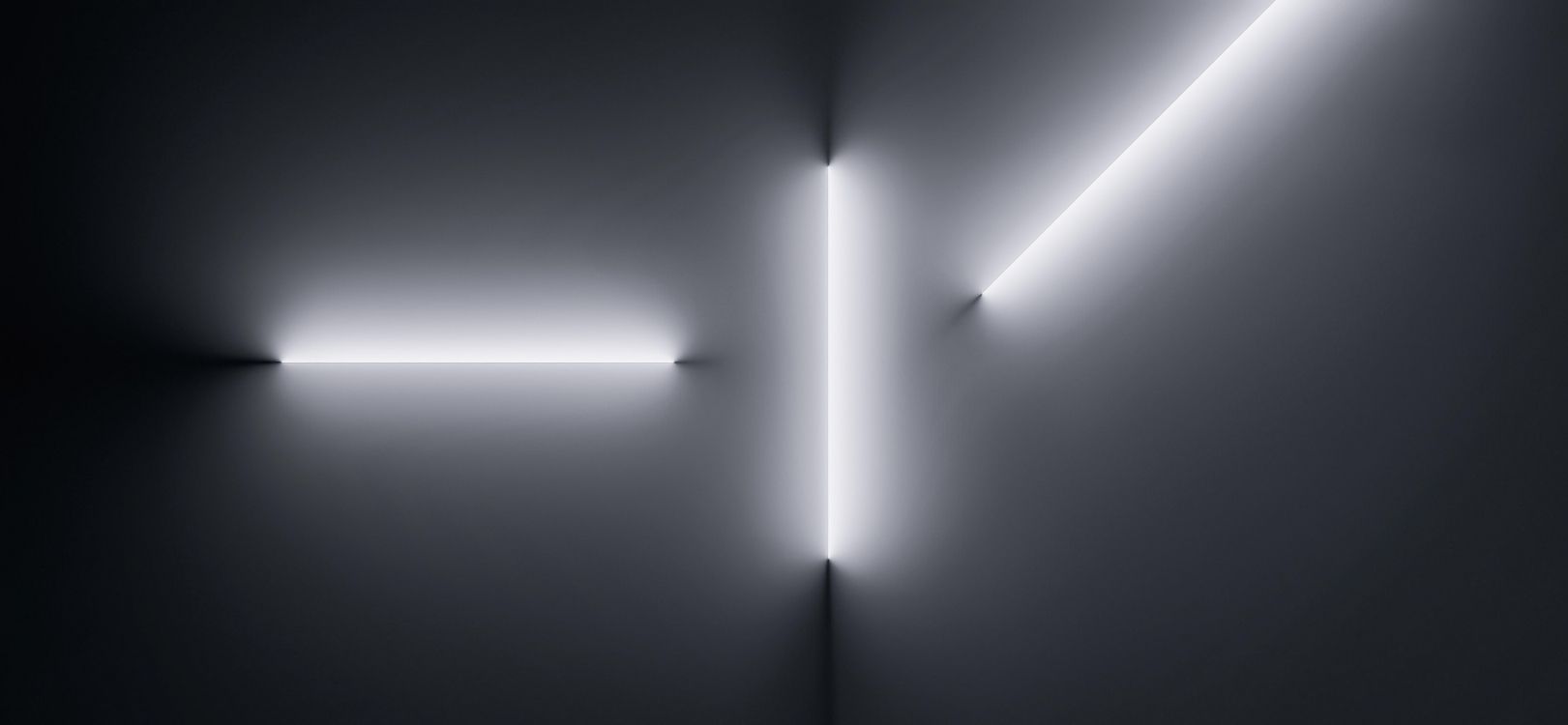 Обои атмосфера, вода, уличный фонарь, прямоугольник, полутона и оттенки в разрешении 3334x1542