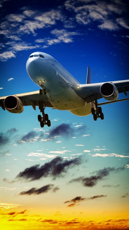 Обои самолет, полет, самолеты, воздушное путешествие, авиакомпания в разрешении 1080x1920