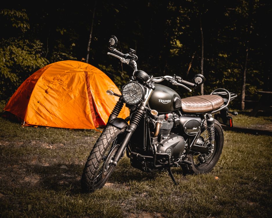 Обои мотоцикл кемпинг, мотоцикл, Кемпинг, палаточный лагерь, Дайтона Бич Неделю Велосипед в разрешении 4860x3888