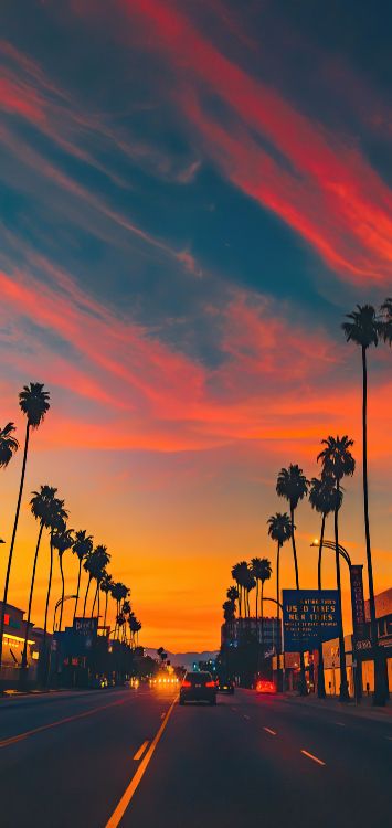 Обои закат, вечер, сумрак, послесвечение, новое небо в разрешении 1422x3000