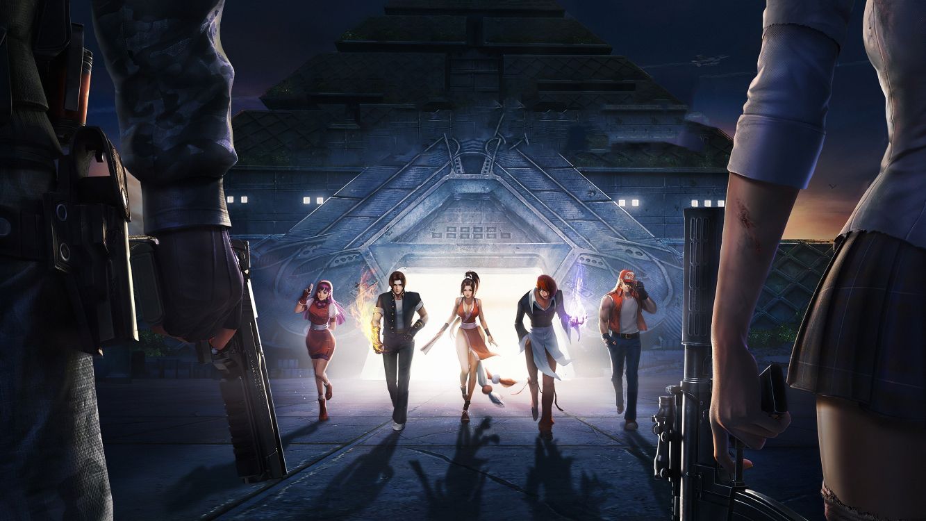 Обои темнота, Цифровой композитинг, игра-боевик, вымышленный персонаж, Король бойцов все звезды в разрешении 3840x2160