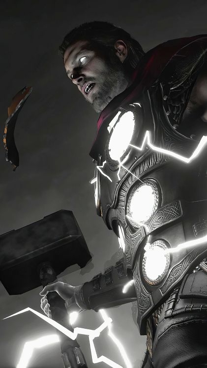 Обои Тор Рагнарок, чудеса Мстители, ТОР, Локи, Халк в разрешении 2160x3840