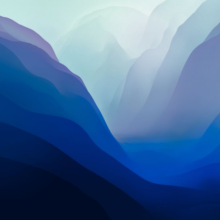 Обои macOS 12 Monterey Blue Modd – Official Stock Wallpaper 6K Resolution! (Light) в разрешении 6016x6016