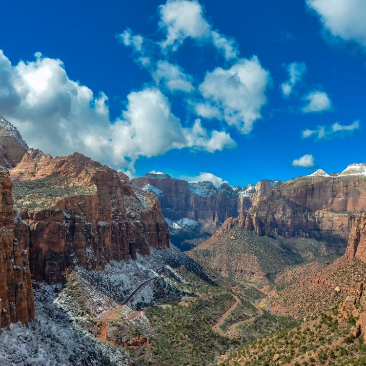 Обои национальный парк зайон, национальный парк Брайсканьон, Каньон Выходят На След, национальный парк, парк в разрешении 2560x2560