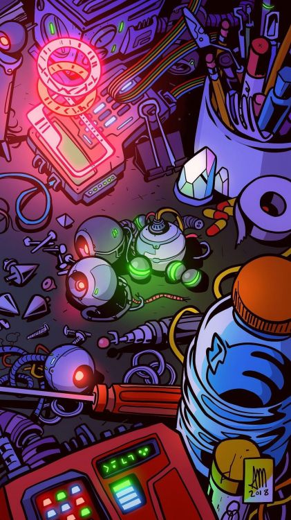 Обои Киберпанк 2077, яблоко, геймер, ios, арт в разрешении 1200x2133