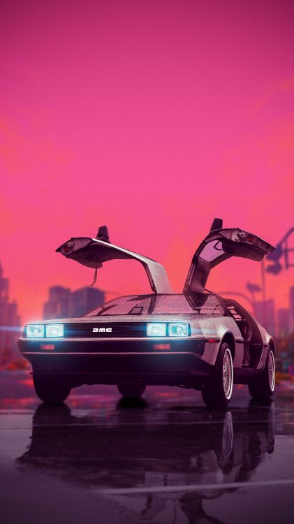 Обои отражение, легковые автомобили, Залетные Птицы, шина, колесо в разрешении 2160x3840