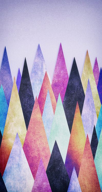 Обои треугольник, розовый, коричневый цвет, Оранжевый цвет, пурпур в разрешении 852x1608