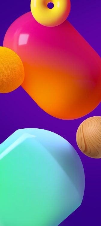 Обои fhd, смартфон, андроид, красочность, свет в разрешении 1080x2400