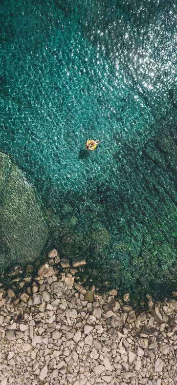 Обои iOS 10, ios, iOS 11, яблоко, вода в разрешении 1080x2340