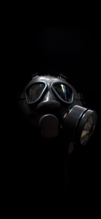 Обои противогаз, дайвинг маска, очки, автомобильное освещение, звуковое оборудование в разрешении 1080x2340