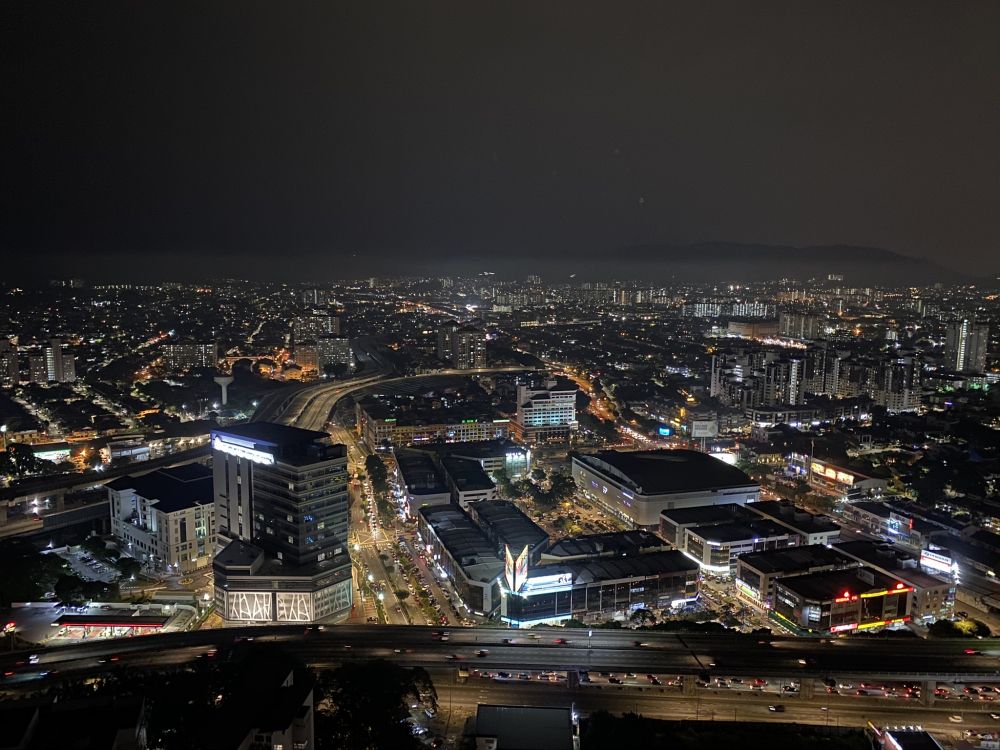 Обои ночь, город, городской район, метрополия, темнота в разрешении 2048x1536