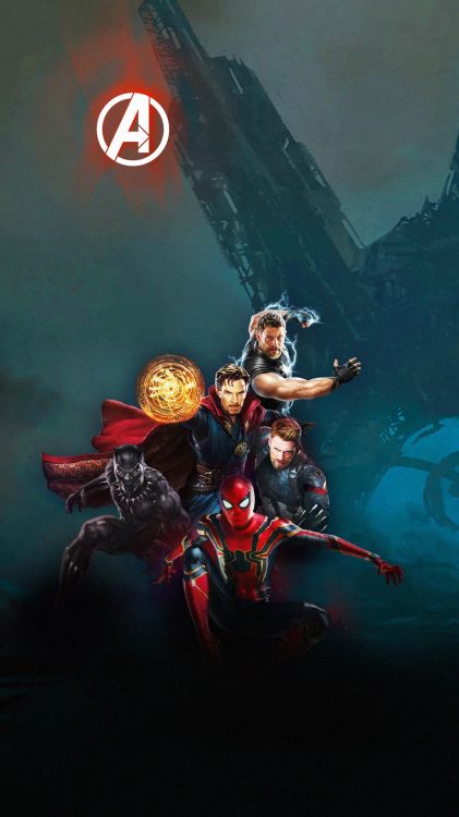 Обои ТОР, marvel, Доктор Стрэндж, Мстители: Война бесконечности, мстители в разрешении 1080x1920