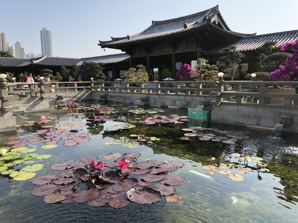 Обои китайская архитектура, туризм, вода, достопримечательность, водоем в разрешении 2048x1536