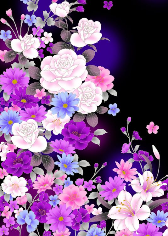 Обои цветок, пурпур, Фиолетовый, лепесток, синий в разрешении 1426x2000