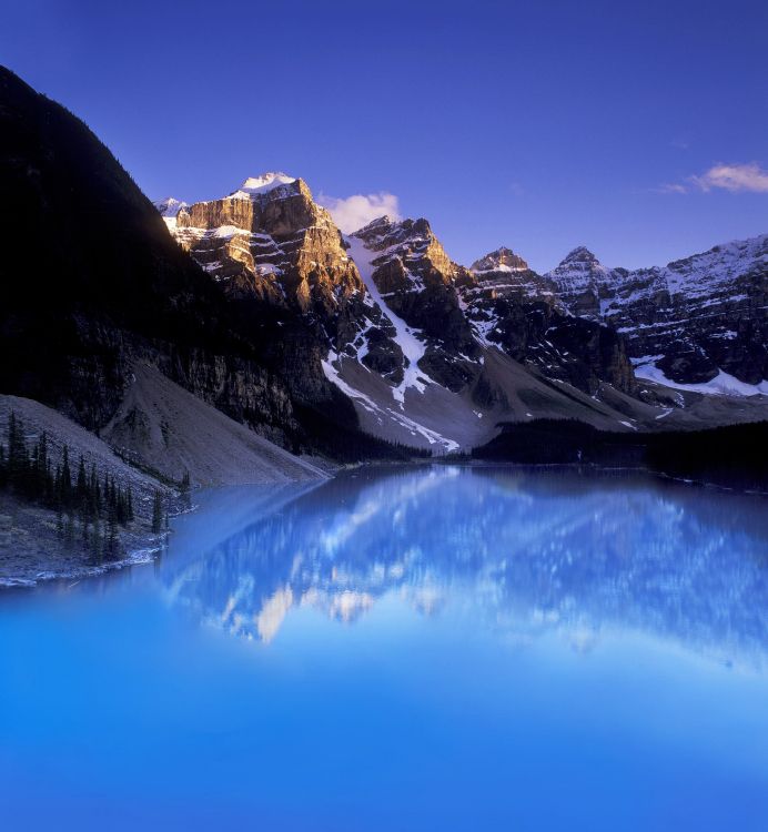 Обои Huawei, Honor Play, моренное озеро, честь, андроид в разрешении 2160x2340