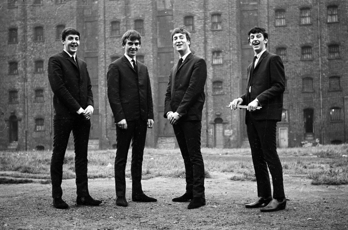 Обои The Beatles, стояние, фильм, мужчина, Соединённые Штаты Америки в разрешении 4000x2644