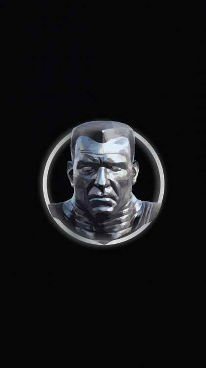 Обои темнота, пасть, скульптура, арт, головной убор в разрешении 1080x1920