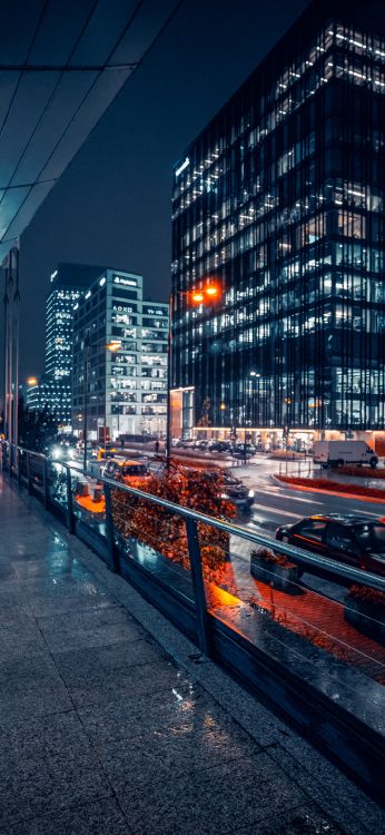 Обои архитектура, 8-битный гоку, дизайн, арт, здание в разрешении 1080x2340