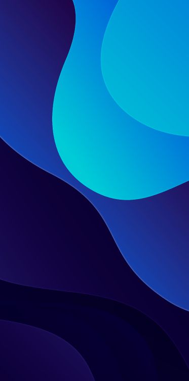 Обои фрактальное искусство, арт, фрактал, синий, дизайн в разрешении 2739x5500