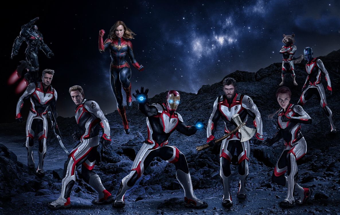 Обои Мстители Эндшпиль, Крис Хемсворт, Танос, мститель, темнота в разрешении 2866x1812