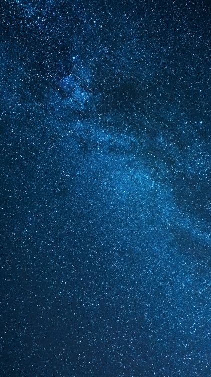 Обои андроид, синий, черный, атмосфера, космическое пространство в разрешении 1080x1920