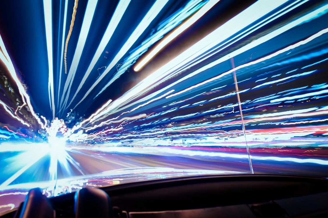 Обои синий, свет, освещение, линия, технологии в разрешении 2700x1800