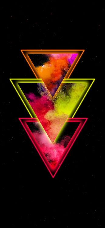 Обои треугольник, жидкий, прямоугольник, жидкость, напиток в разрешении 1080x2340