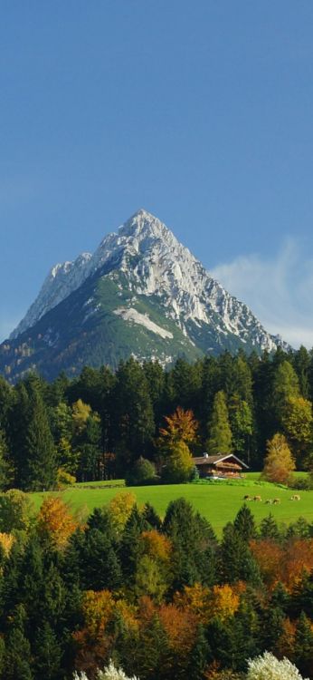 Обои 6 7 дюймов, смартфон, горный рельеф, гора, природный ландшафт в разрешении 1290x2796