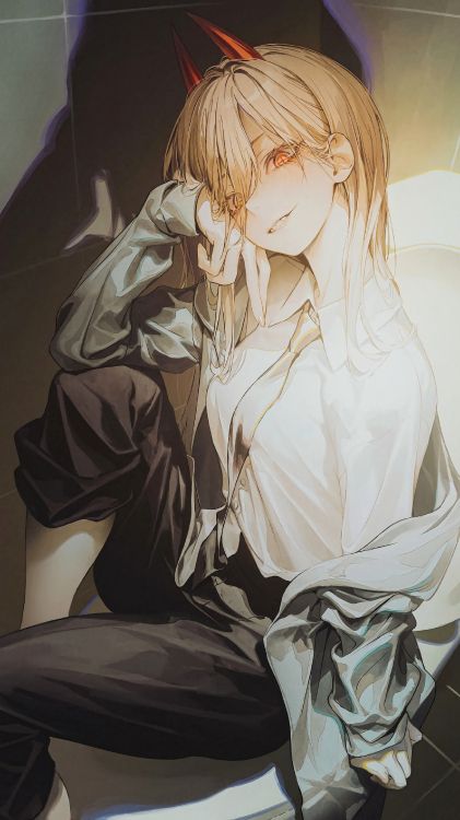 Обои сила аниме арт, аниме арт, аниме, арт, фан арт в разрешении 2160x3840