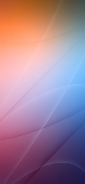 Обои атмосфера, геометрия, математика, красочность, пурпур в разрешении 1284x2778