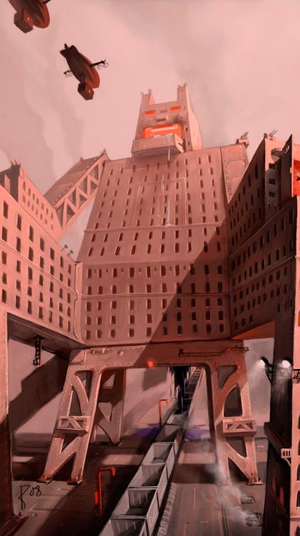 Обои дизельный панк-хаус, иллюстрация, арт, дизельпанк, идея в разрешении 1080x1920