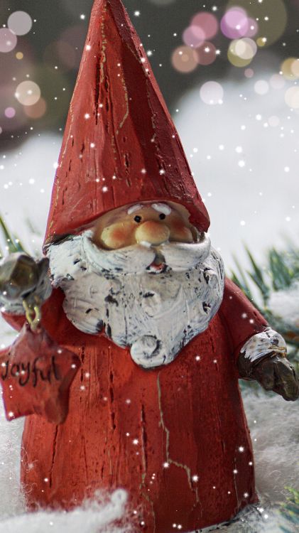 Обои Рождественский день, Санта-Клаус, украшение газона, рождественский орнамент, Рождество в разрешении 2160x3840