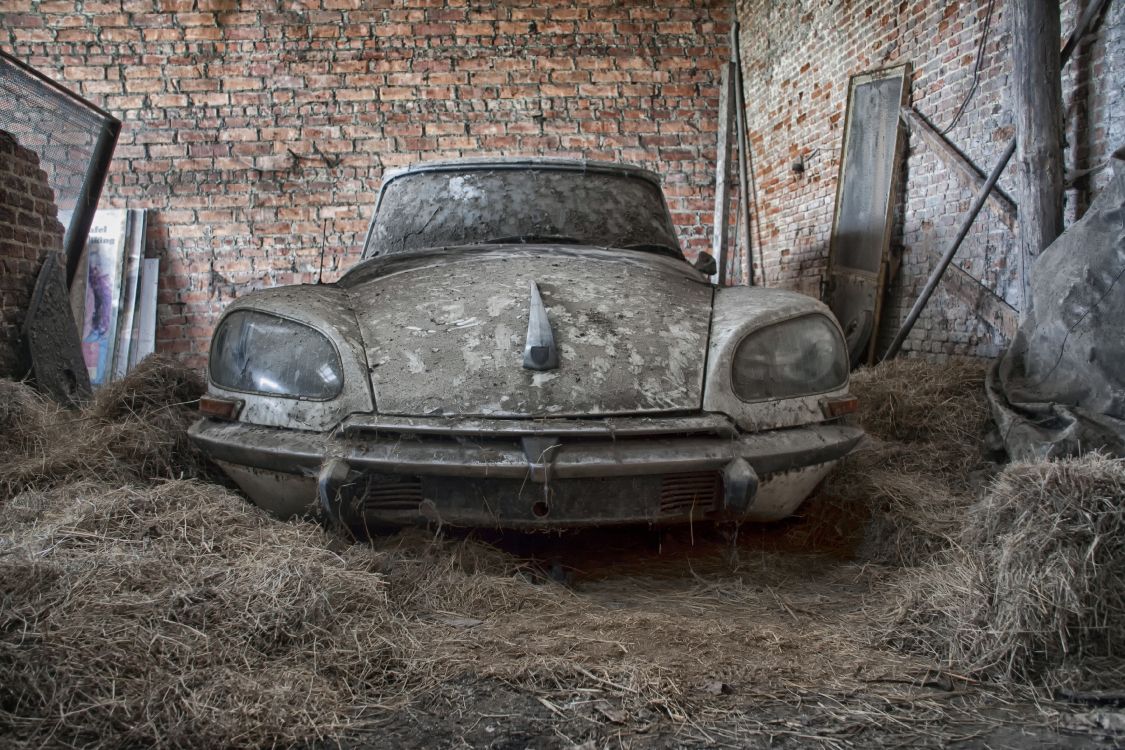 Обои Цитрон ДС, авто, цитрон, классический автомобиль, старинная машина в разрешении 3456x2304