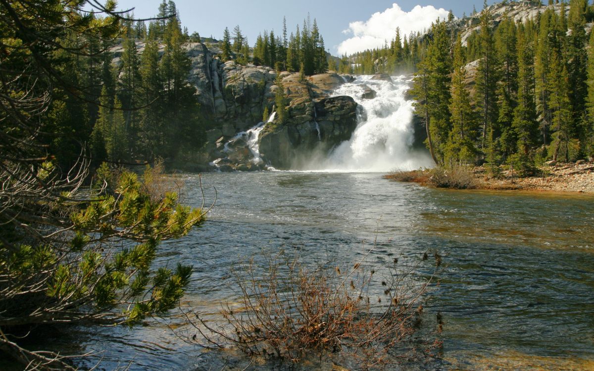 Обои Реки Туоломни, Белый Каскад, реки, водопад, водоем в разрешении 3200x2000