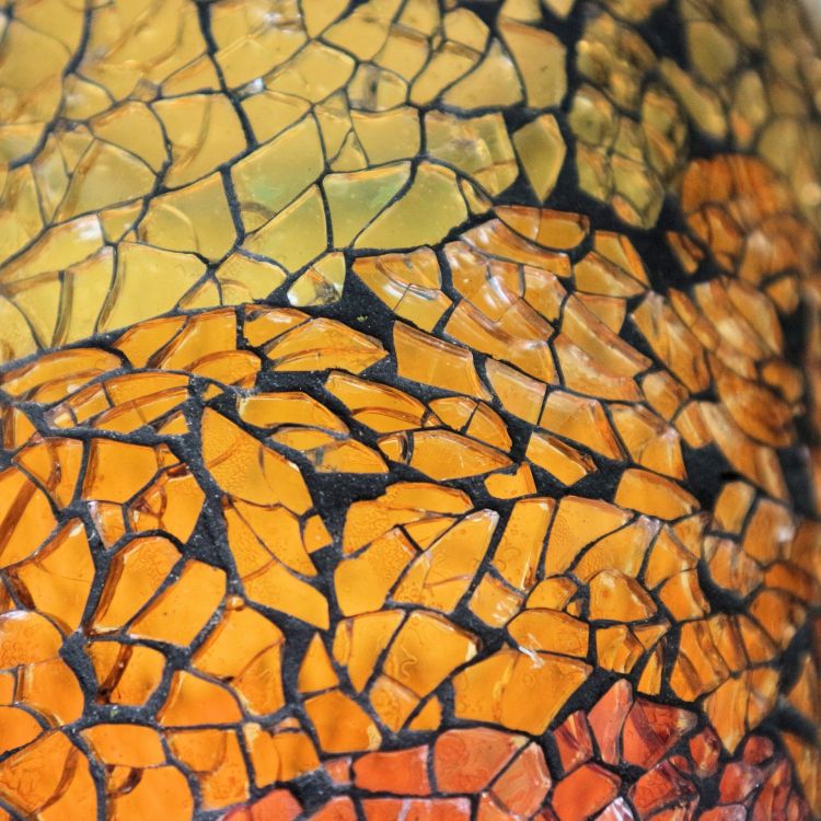 Обои витраж, стекло, желтый, узор, арт в разрешении 1920x1920