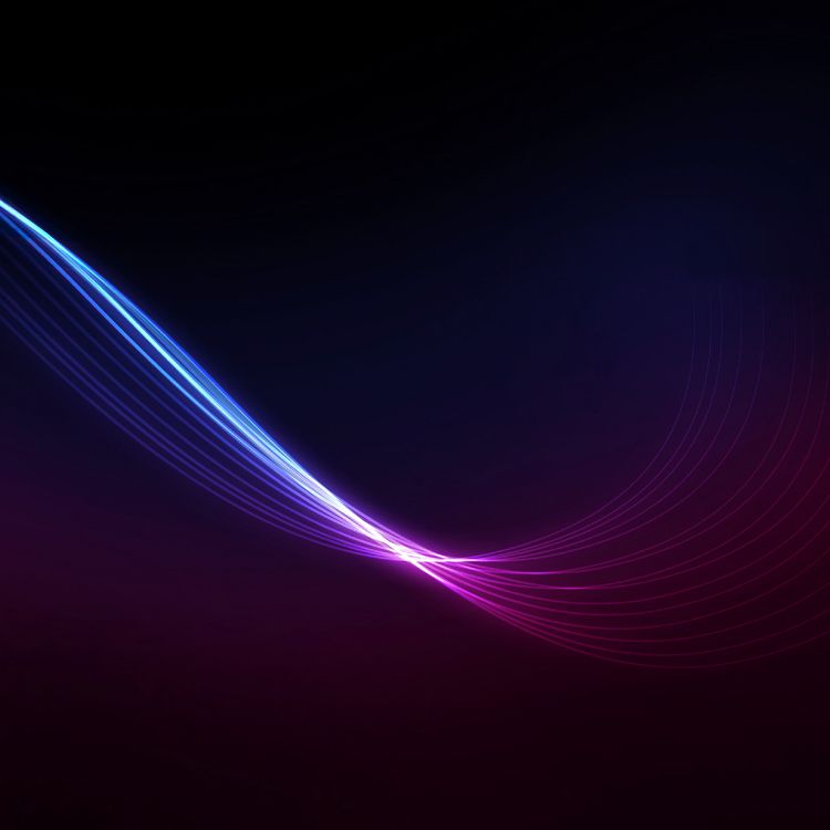 Обои синий, Фиолетовый, пурпур, свет, линия в разрешении 2732x2732