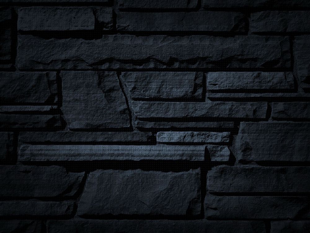 Обои текстура, черный, стена, кирпич, каменная стена в разрешении 4000x3000